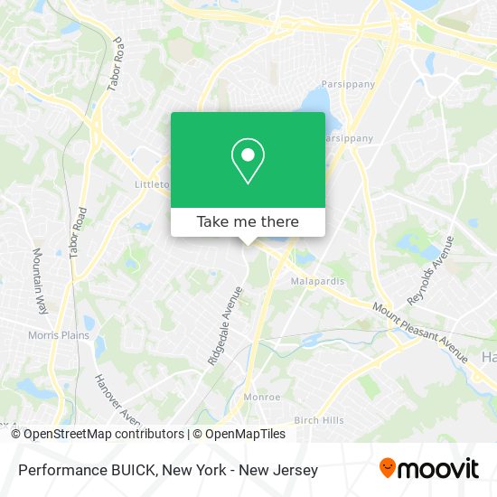 Performance BUICK map