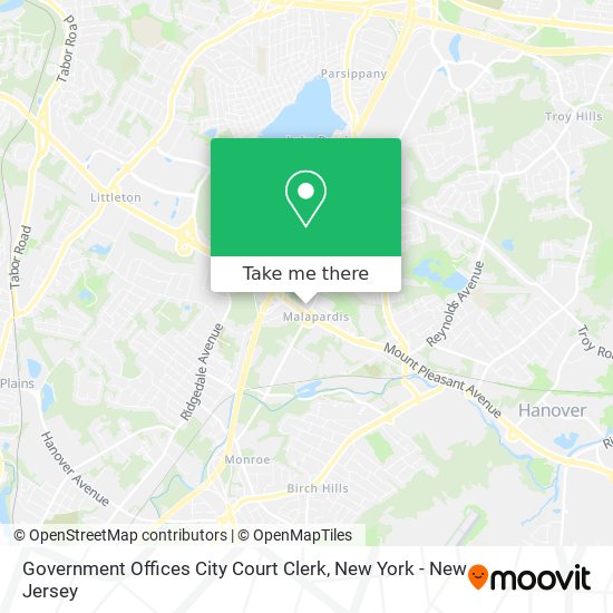 Government Offices City Court Clerk map