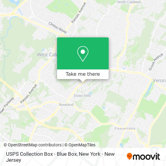 USPS Collection Box - Blue Box map