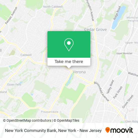 New York Community Bank map