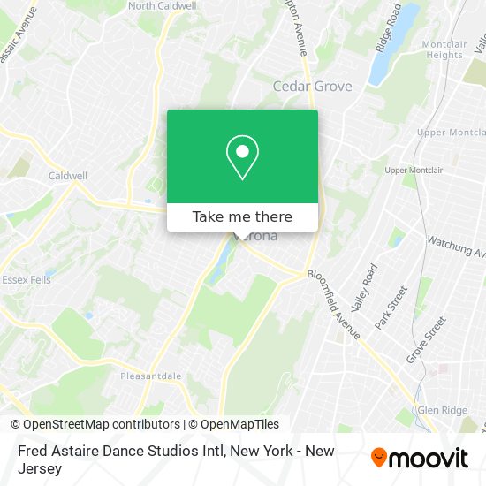 Mapa de Fred Astaire Dance Studios Intl