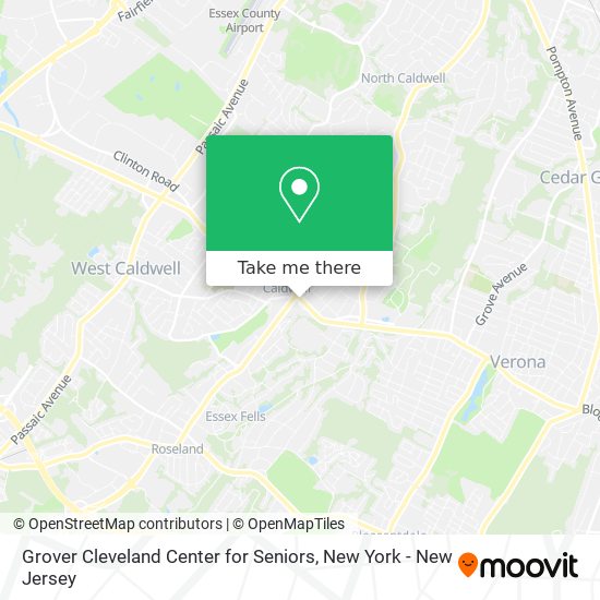 Grover Cleveland Center for Seniors map