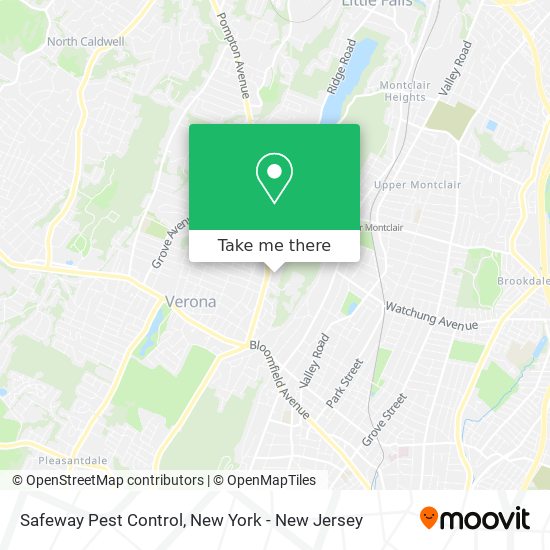 Safeway Pest Control map