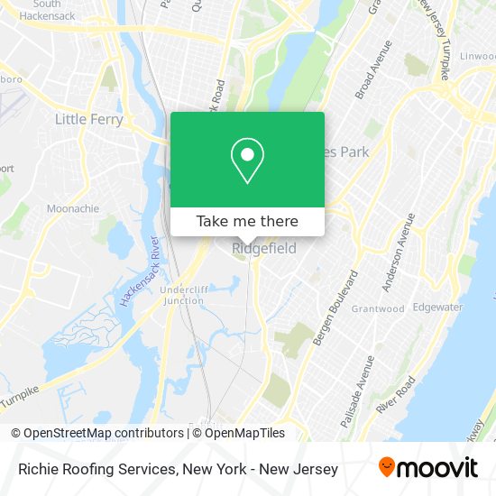 Richie Roofing Services map