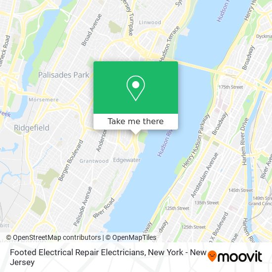 Mapa de Footed Electrical Repair Electricians