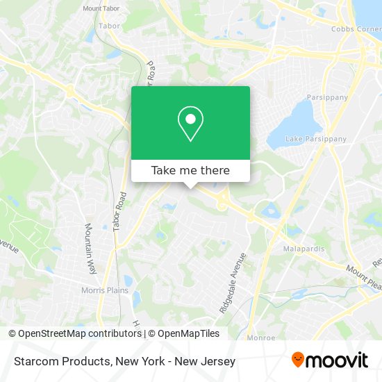 Mapa de Starcom Products