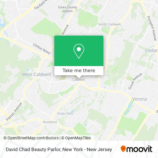 David Chad Beauty Parlor map