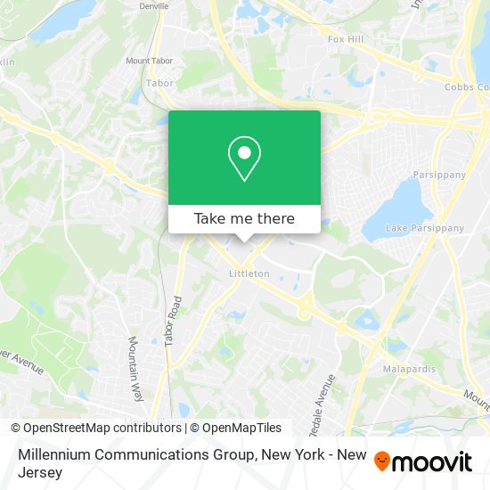 Millennium Communications Group map