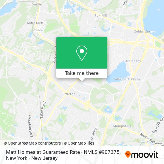 Matt Holmes at Guaranteed Rate - NMLS #907375 map