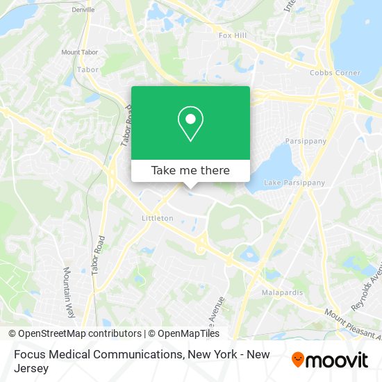 Focus Medical Communications map