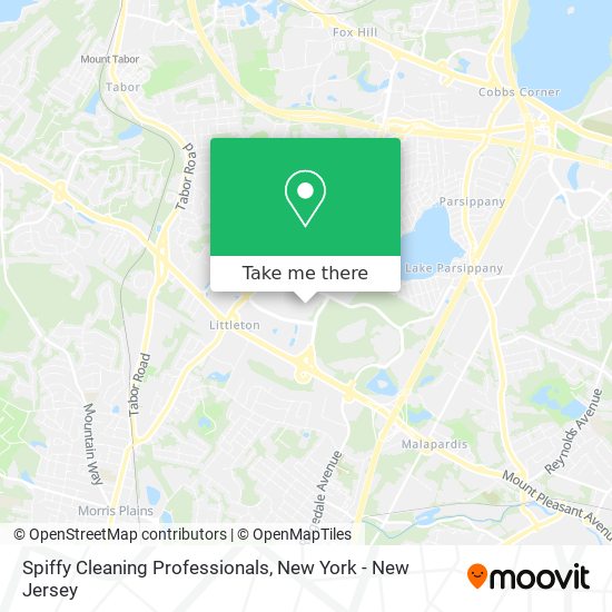 Mapa de Spiffy Cleaning Professionals