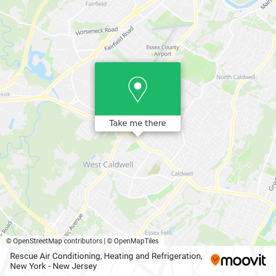 Rescue Air Conditioning, Heating and Refrigeration map