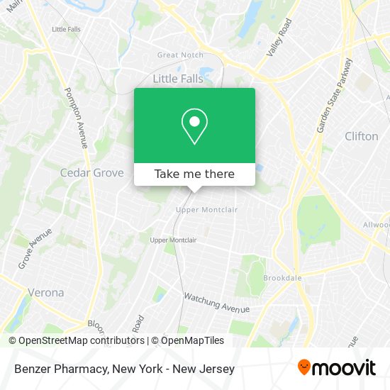 Benzer Pharmacy map