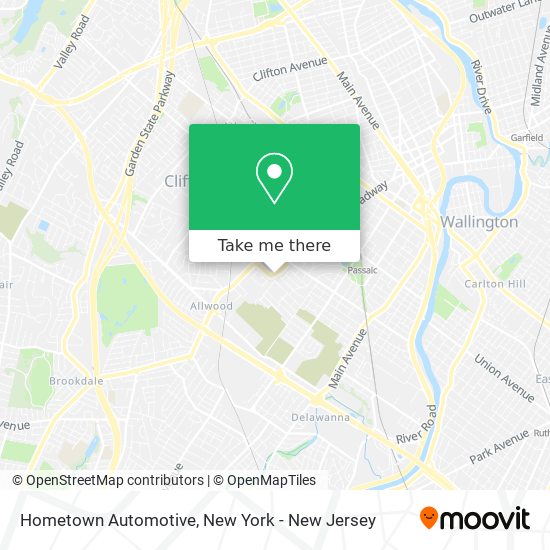Hometown Automotive map