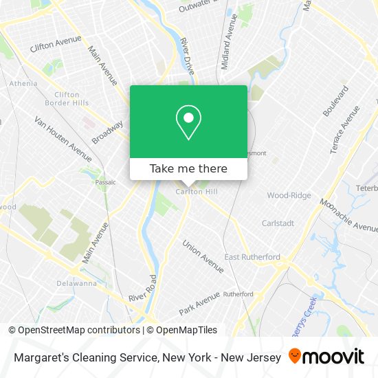 Margaret's Cleaning Service map