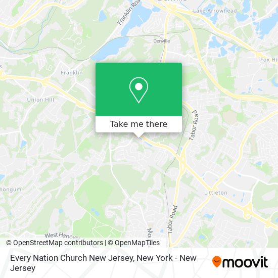 Mapa de Every Nation Church New Jersey