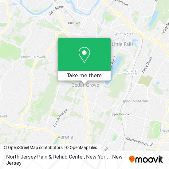 North Jersey Pain & Rehab Center map