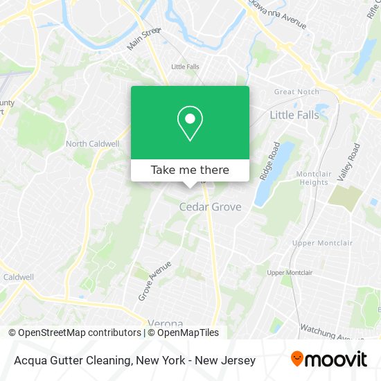 Acqua Gutter Cleaning map