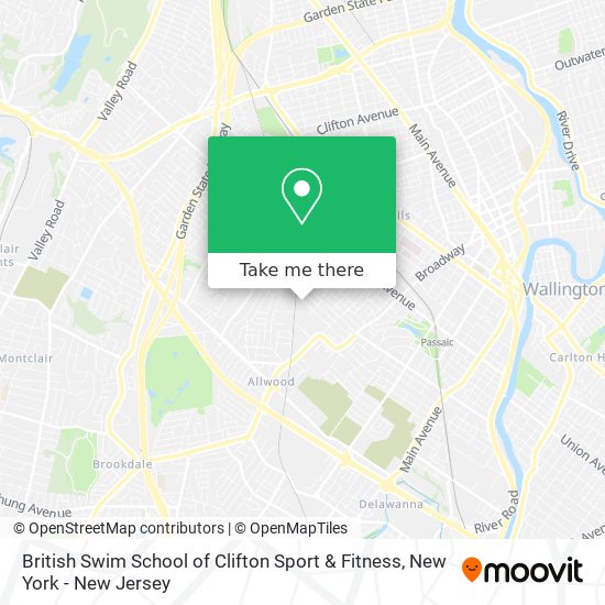 Mapa de British Swim School of Clifton Sport & Fitness