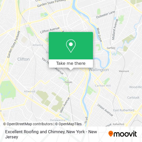 Mapa de Excellent Roofing and Chimney