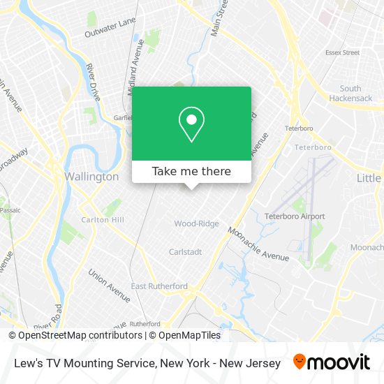 Mapa de Lew's TV Mounting Service