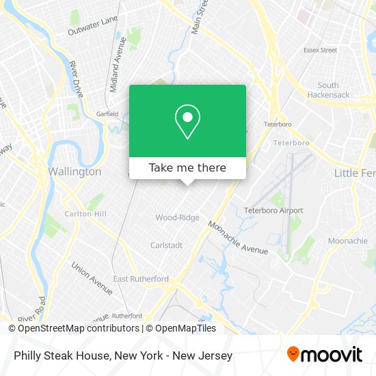 Philly Steak House map