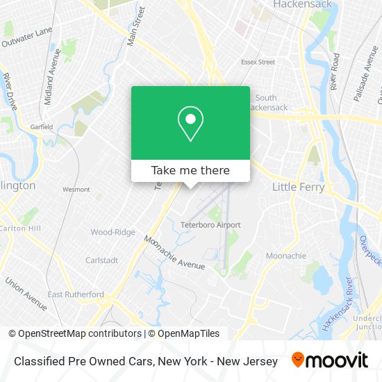 Classified Pre Owned Cars map