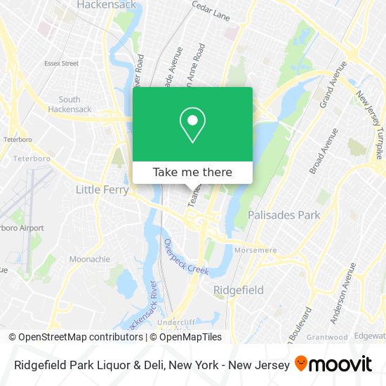 Ridgefield Park Liquor & Deli map