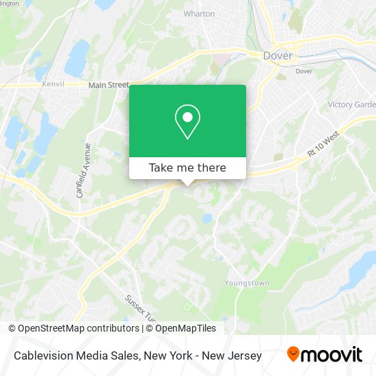 Cablevision Media Sales map