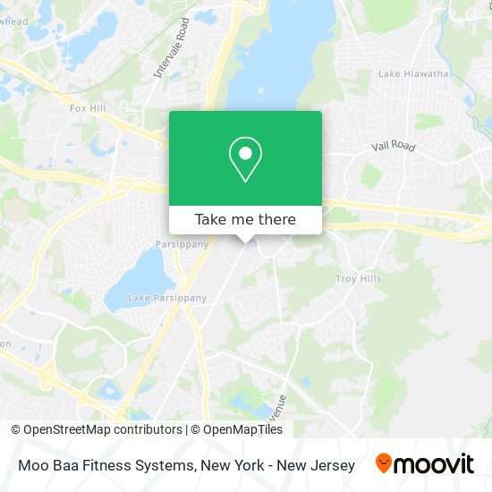 Mapa de Moo Baa Fitness Systems