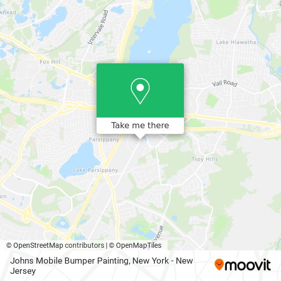 Mapa de Johns Mobile Bumper Painting