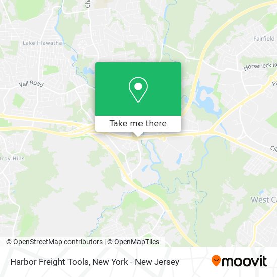 Harbor Freight Tools map