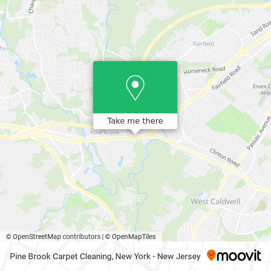 Pine Brook Carpet Cleaning map