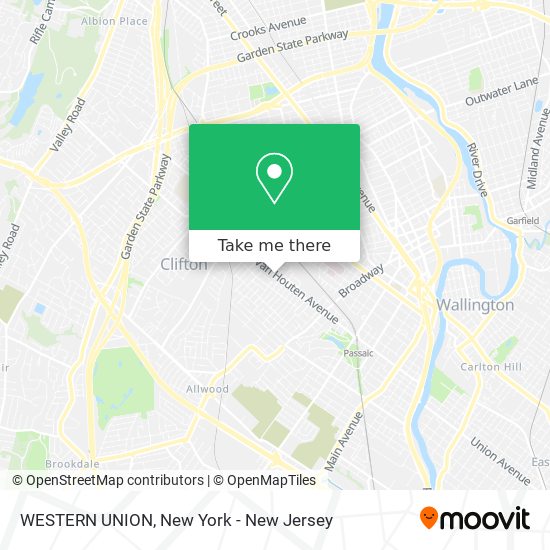 WESTERN UNION map