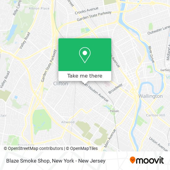 Mapa de Blaze Smoke Shop