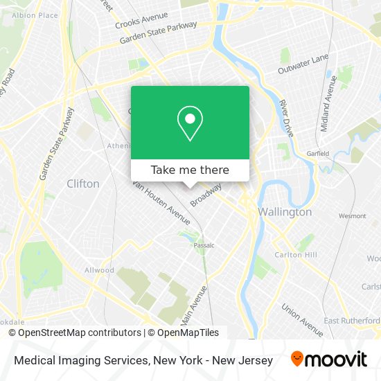 Medical Imaging Services map