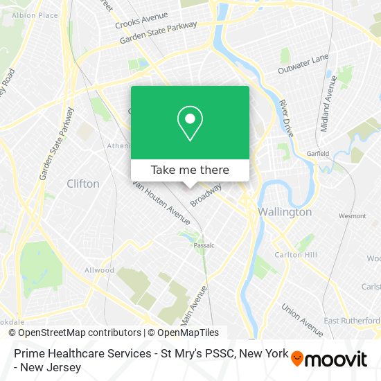 Prime Healthcare Services - St Mry's PSSC map