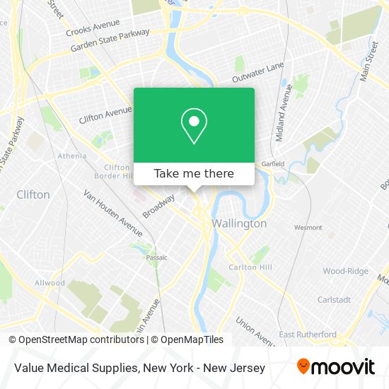 Value Medical Supplies map