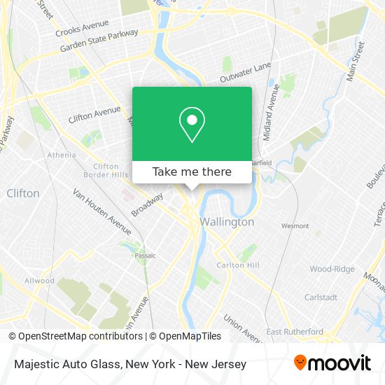 Mapa de Majestic Auto Glass