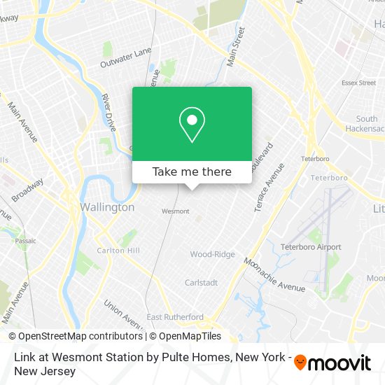 Link at Wesmont Station by Pulte Homes map