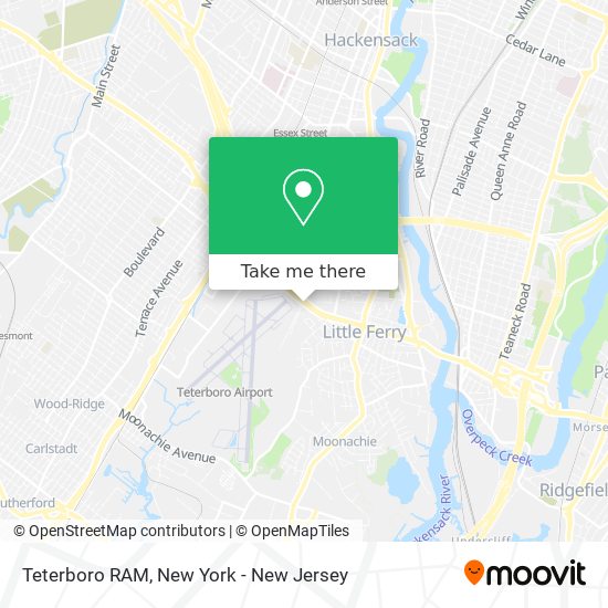 Mapa de Teterboro RAM