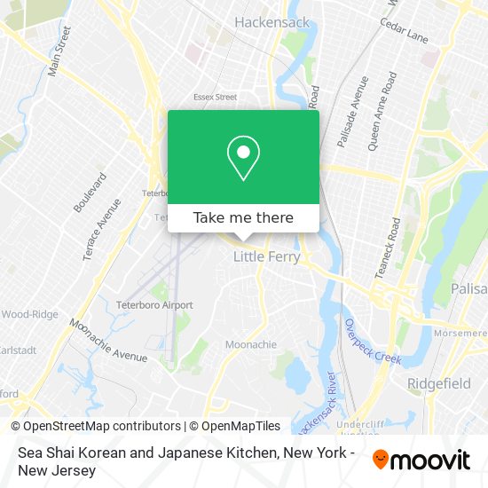 Mapa de Sea Shai Korean and Japanese Kitchen