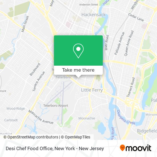 Mapa de Desi Chef Food Office