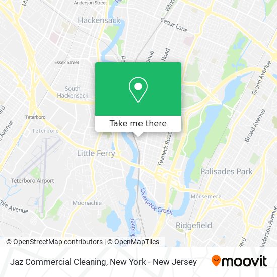 Jaz Commercial Cleaning map