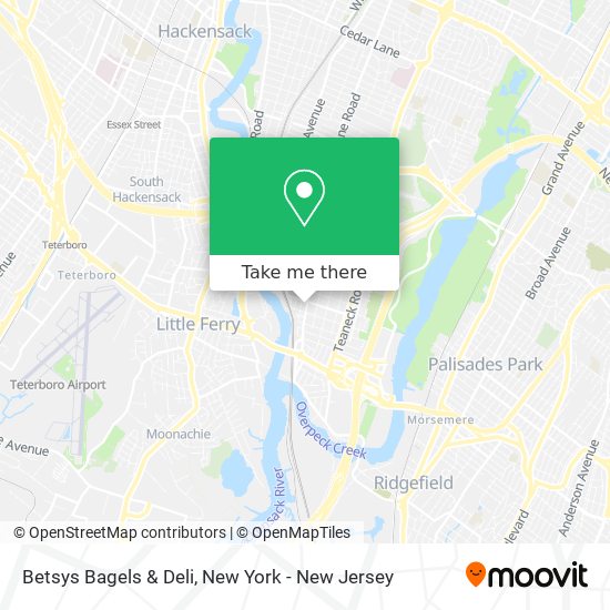 Betsys Bagels & Deli map