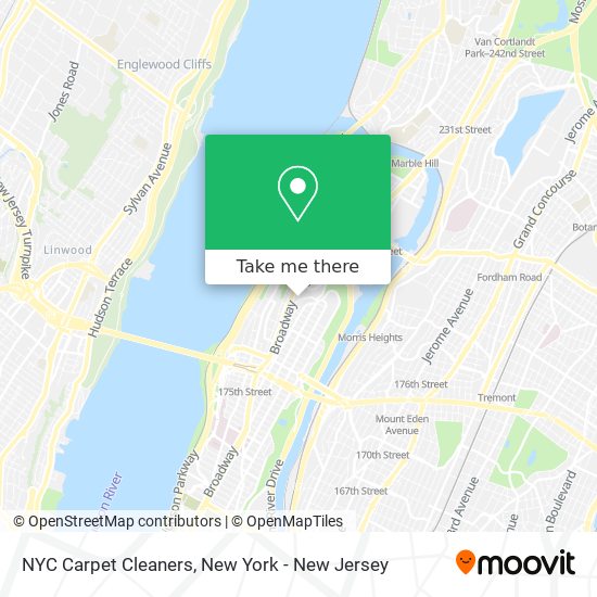 NYC Carpet Cleaners map