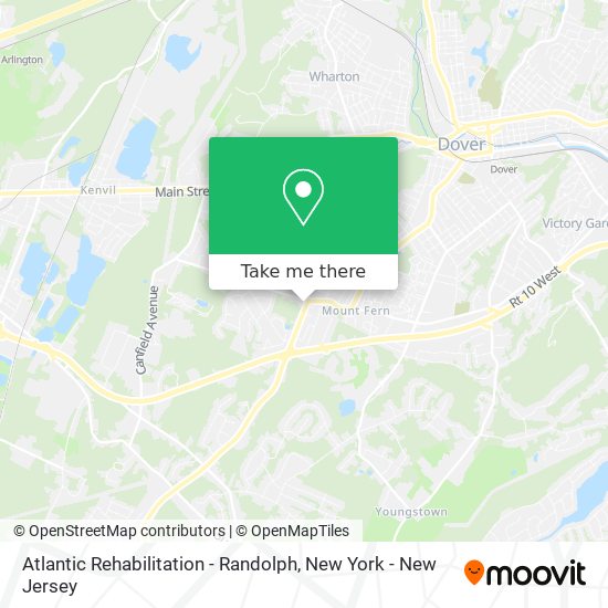 Atlantic Rehabilitation - Randolph map