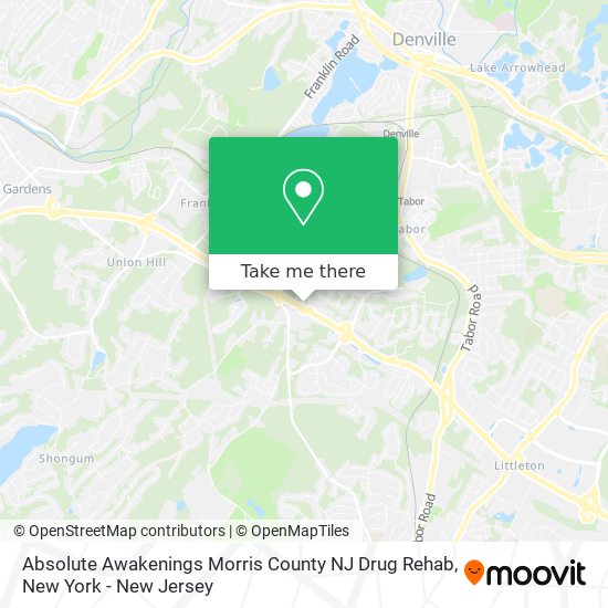 Mapa de Absolute Awakenings Morris County NJ Drug Rehab