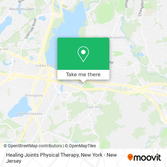 Healing Joints Physical Therapy map