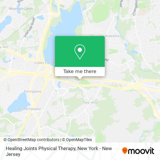 Mapa de Healing Joints Physical Therapy